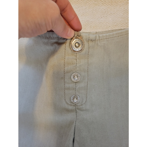 VNT womens low rise flare gasoline tan color pants Size 3 gasoline brand - Picture 5 of 11